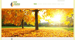 Desktop Screenshot of ecodomebv.nl